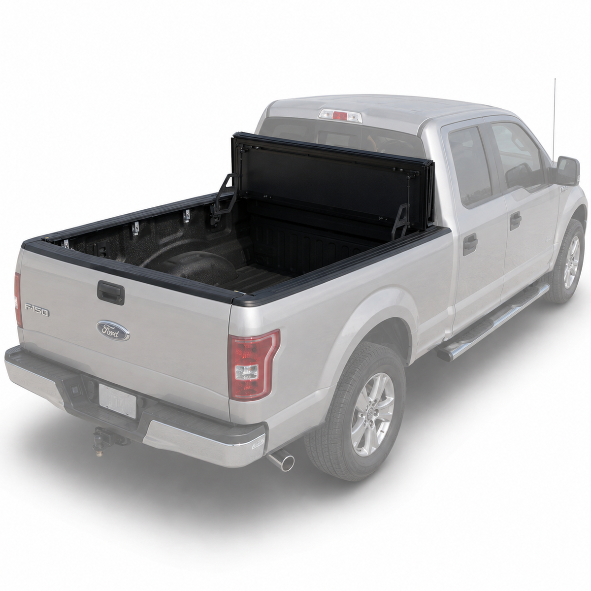 Truxarmor QuadAxis Pro Series Quad-Fold Flip Up Tonneau Cover for 2015-2025 Ford F-150 - 6'5" Bed