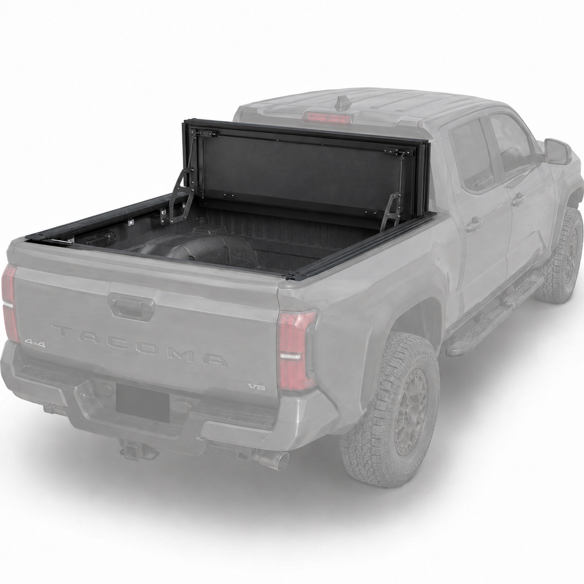 Truxarmor QuadAxis Pro Series Quad-Fold Flip Up Tonneau Cover for 2024-2025 Toyota Tacoma - 5' Bed
