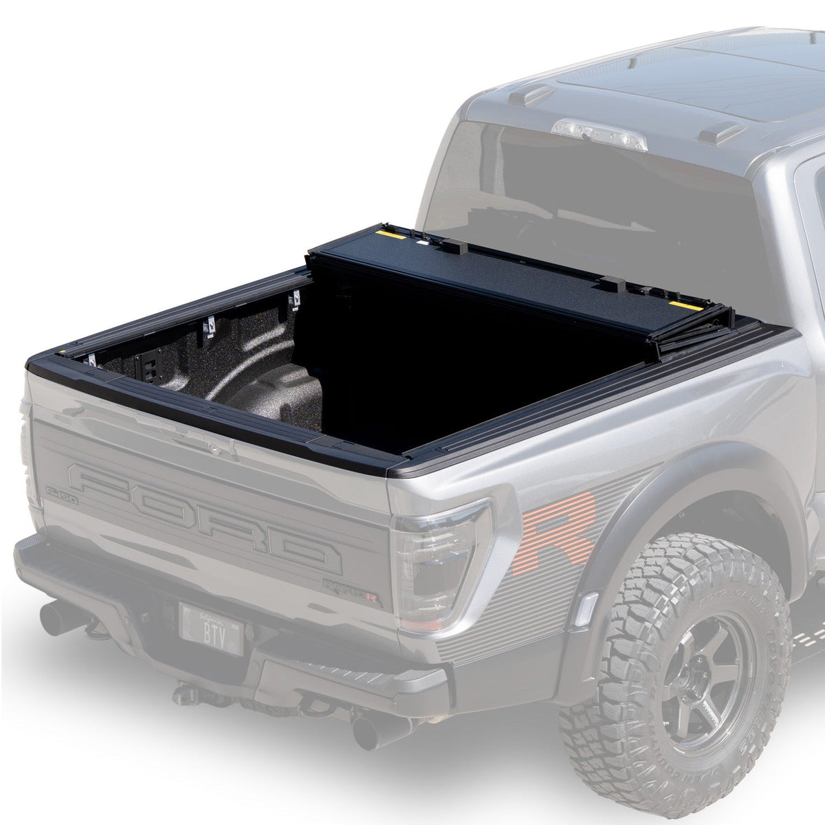 Truxarmor QuadAxis Pro Series Quad-Fold Flip Up Tonneau Cover for 2014-2019 Chevy Silverado 2500 - 5'9" Bed