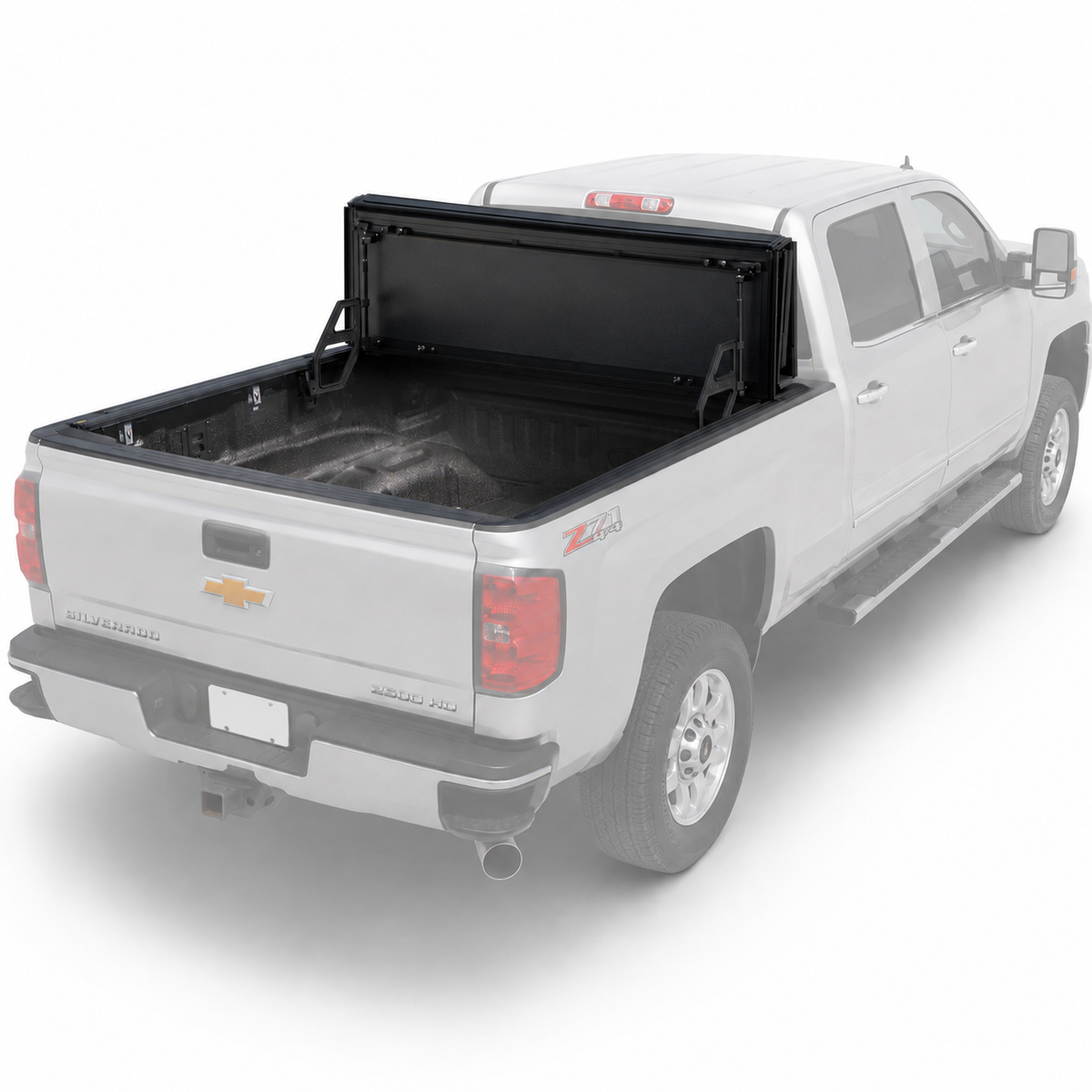 Truxarmor QuadAxis Pro Series Quad-Fold Flip Up Tonneau Cover for 2014-2019 GMC Sierra 1500 - 6'7" Bed