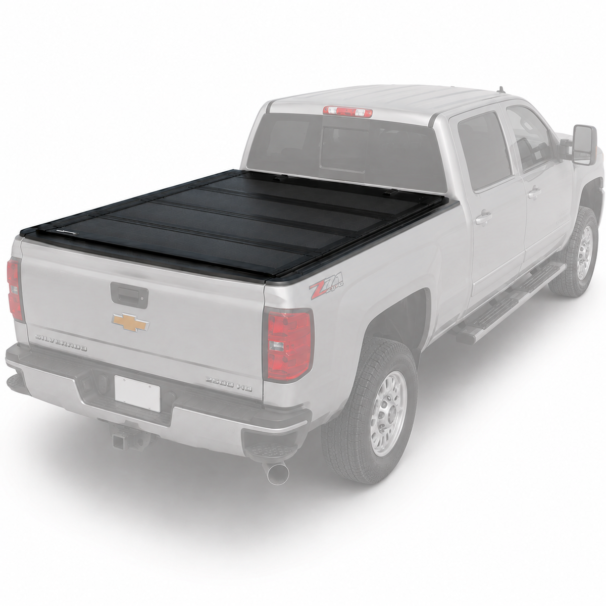 Truxarmor QuadAxis Pro Series Quad-Fold Flip Up Tonneau Cover for 2014-2019 GMC Sierra 1500 - 6'7" Bed