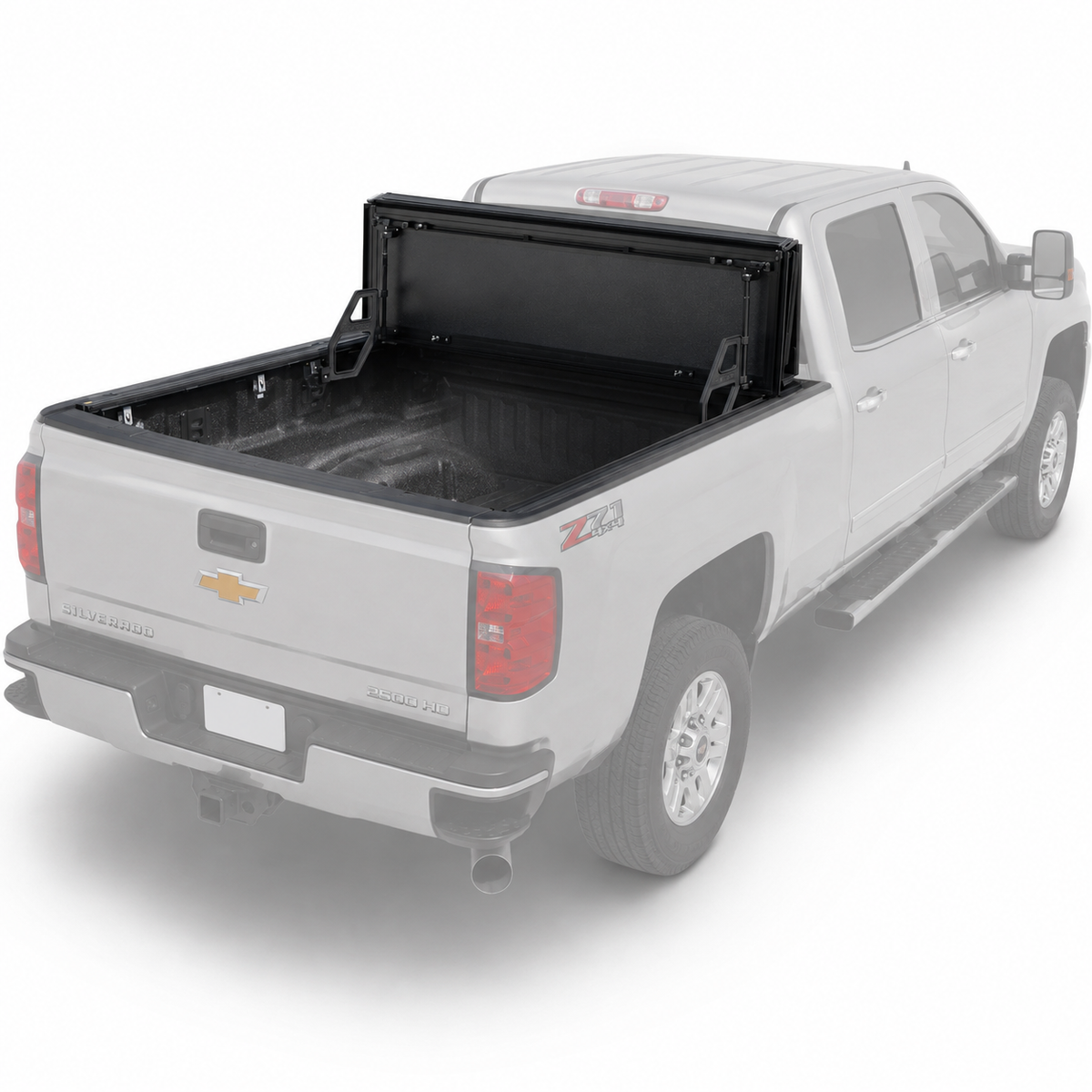 Truxarmor QuadAxis Pro Series Quad-Fold Flip Up Tonneau Cover for 2014-2019 Chevy Silverado 1500 - 5'9" Bed