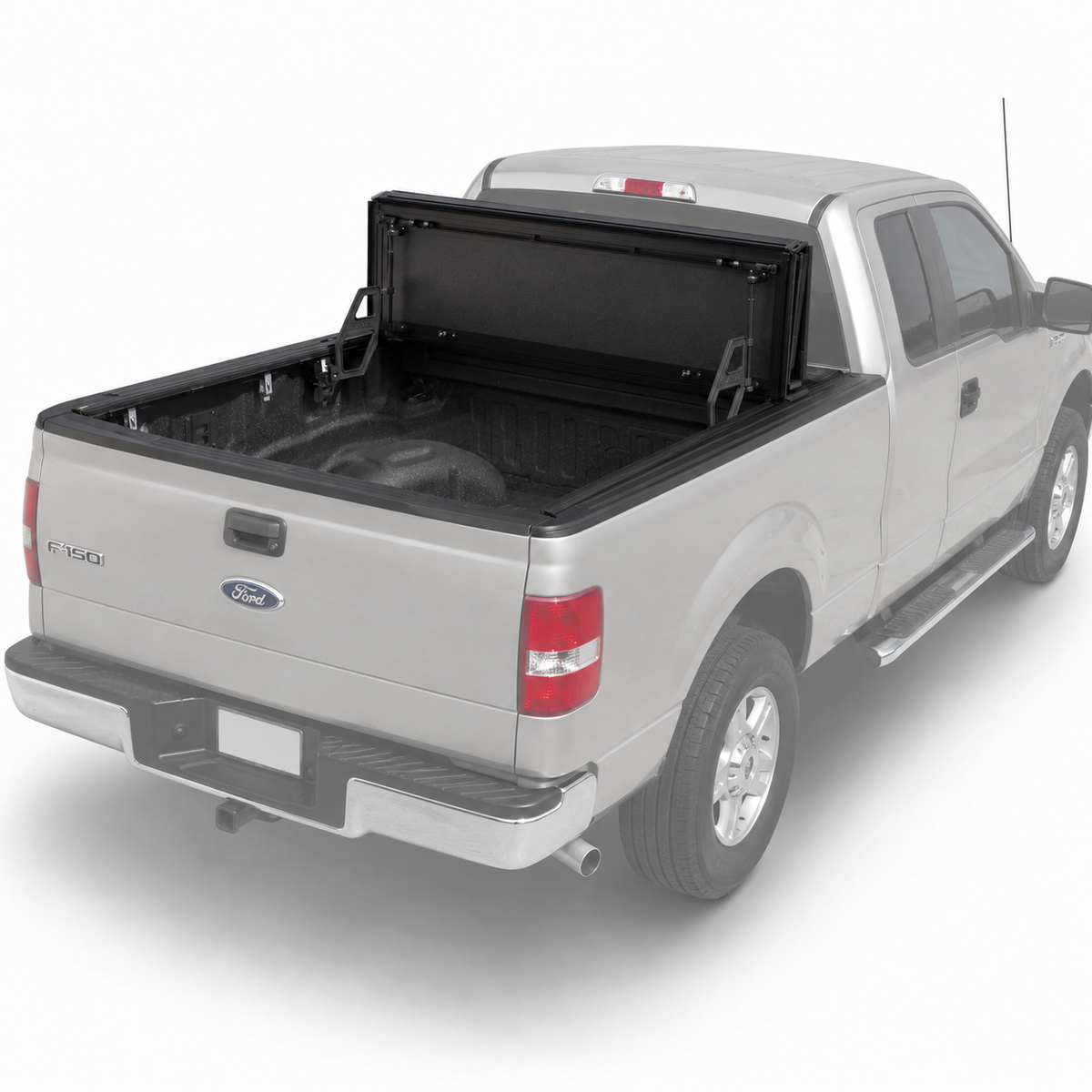 Truxarmor QuadAxis Pro Series Quad-Fold Flip Up Tonneau Cover for 2004-2014 Ford F-150  - 6'7" Bed