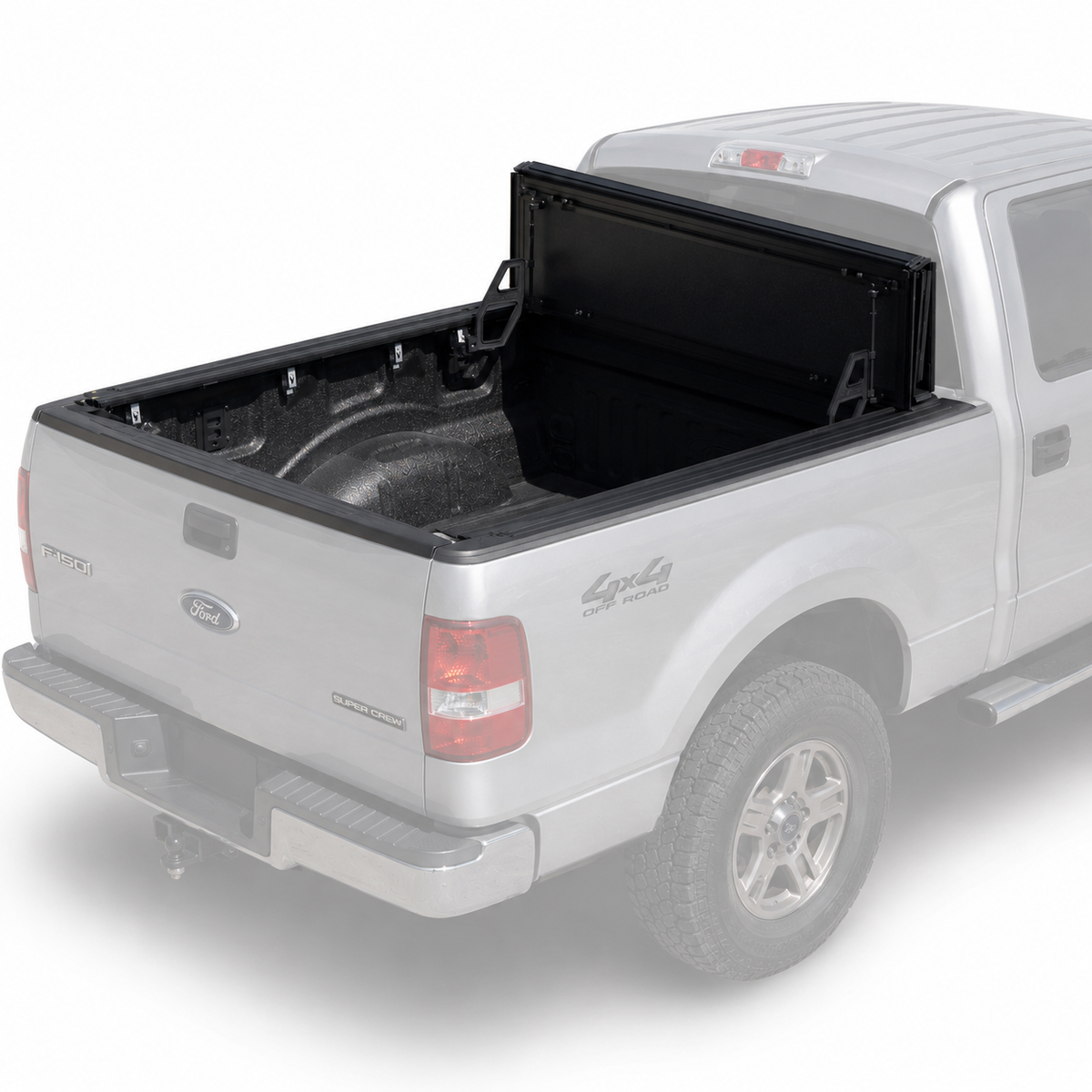 Truxarmor QuadAxis Pro Series Quad-Fold Flip Up Tonneau Cover for 2004-2014 Ford Raptor  - 5'7" Bed