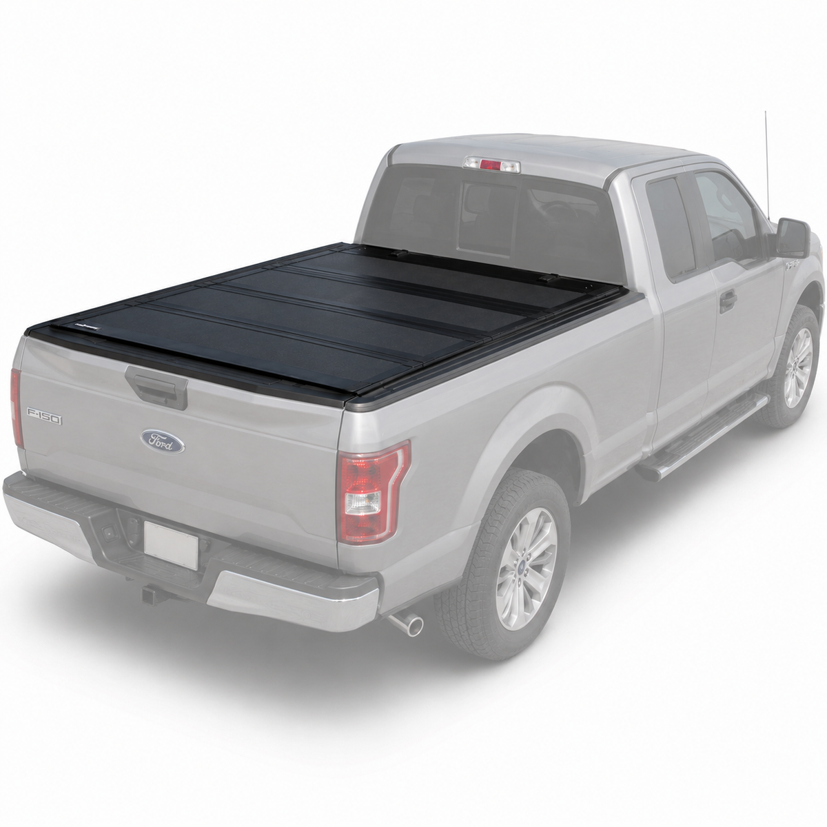 Truxarmor QuadAxis Pro Series Quad-Fold Flip Up Tonneau Cover for 2015-2025 Ford F-150  - 6'5" Bed