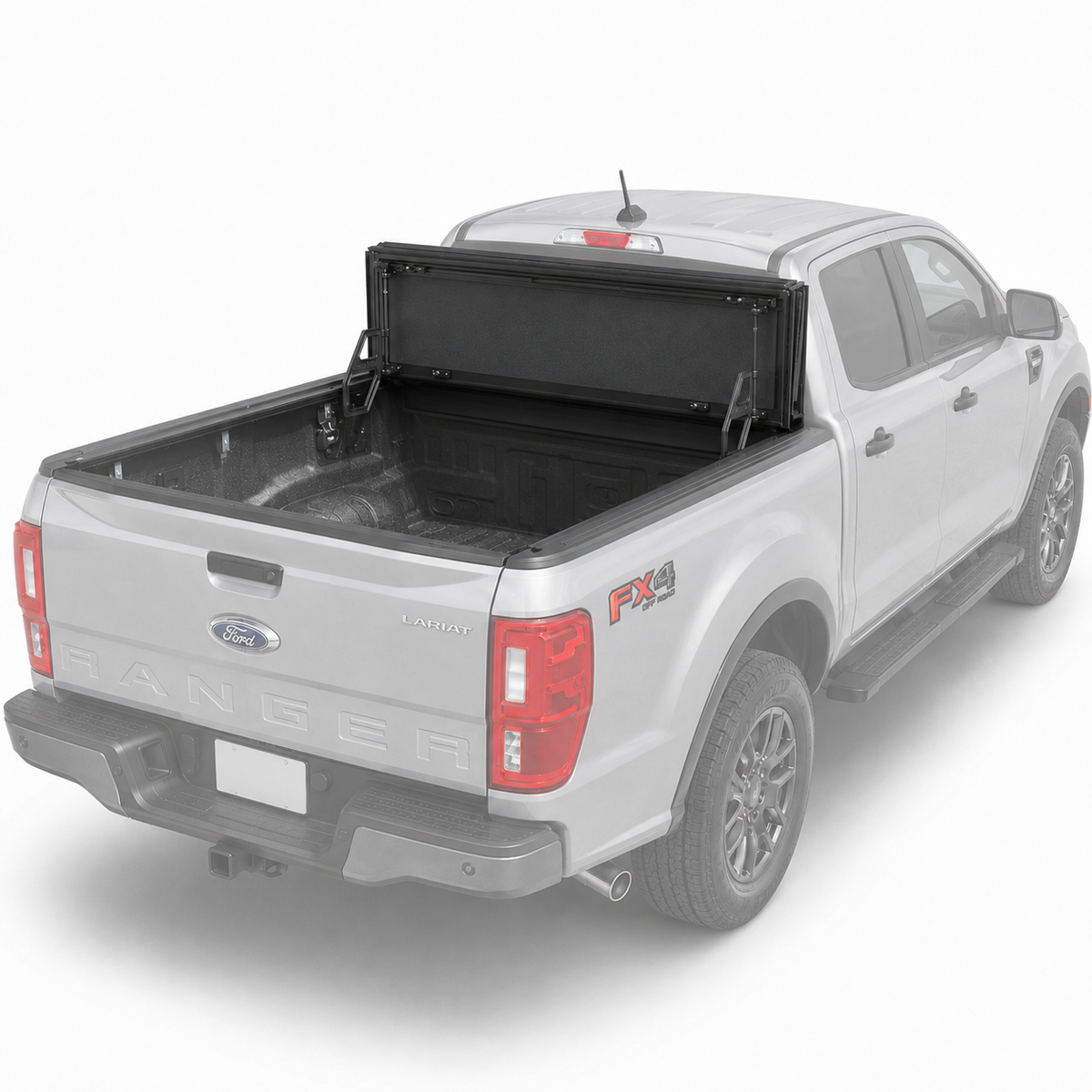 Truxarmor QuadAxis Pro Series Quad-Fold Flip Up Tonneau Cover for 2019-2025 Ford Ranger  - 5' Bed