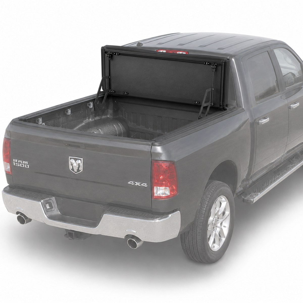 Truxarmor QuadAxis Pro Series Quad-Fold Flip Up Tonneau Cover for 2009-2018 Ram 1500  - 5'7" Bed