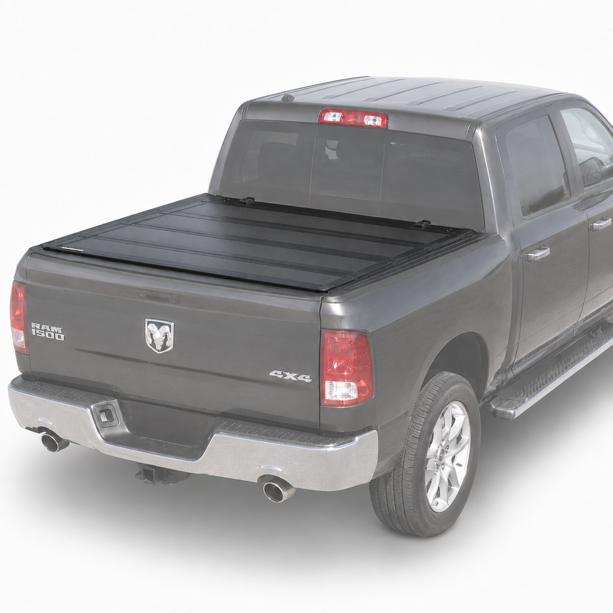 Truxarmor QuadAxis Pro Series Quad-Fold Flip Up Tonneau Cover for 2009-2018 Ram 1500  - 5'7" Bed