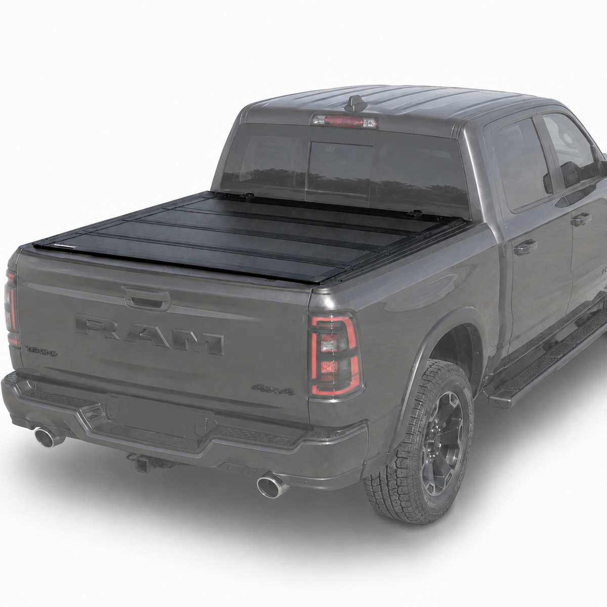 Truxarmor QuadAxis Pro Series Quad-Fold Flip Up Tonneau Cover for 2019-2025 Ram 1500  - 5'7" Bed (Exclude Rambox)